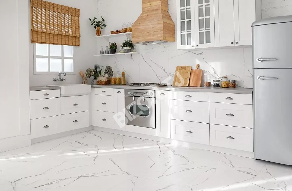Керамическая плитка Lona- White, 60х120см 3